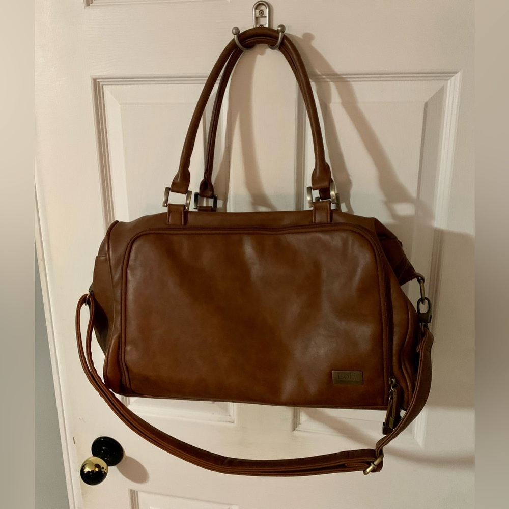 Vegan leather diaper bag by Isoki Australia